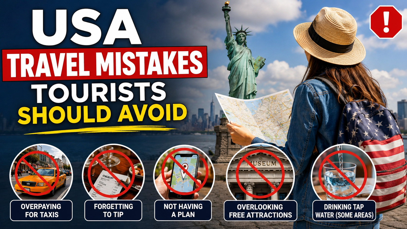 USA Travel Mistakes Tourists Should Avoid